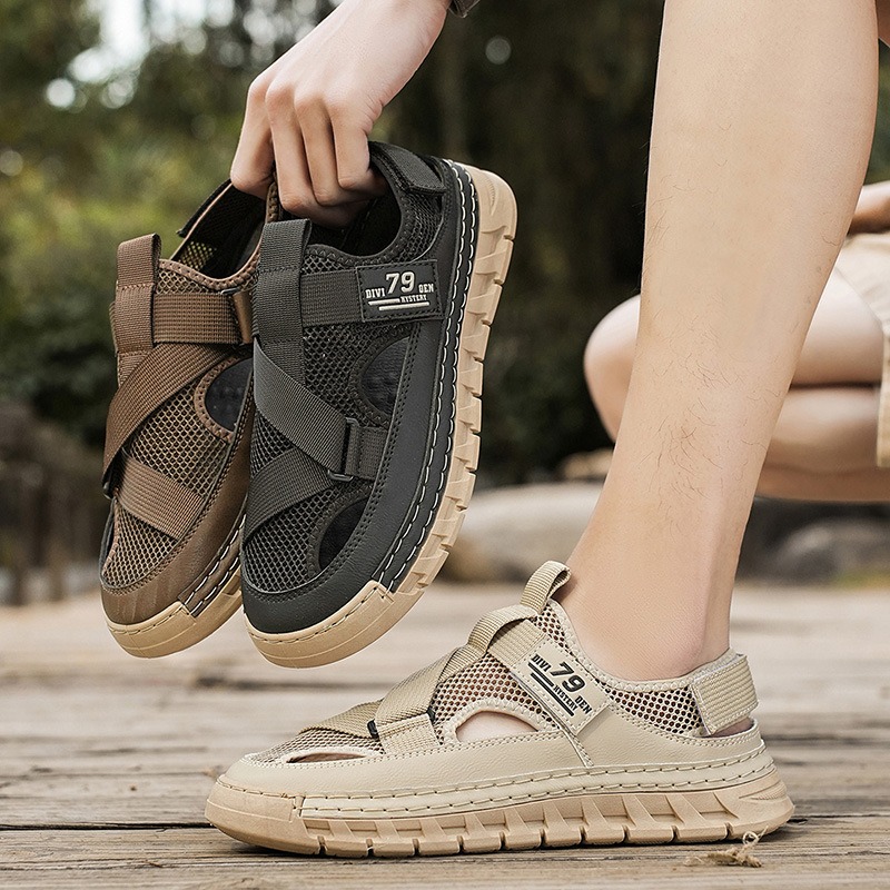 Sandal Sport Outdoor - Mens Sandals Summer Mesh Breathable Hollow