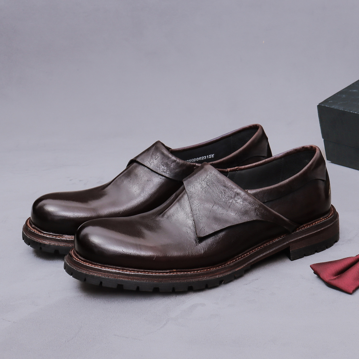 Luxury Men's Genuine Leather M - Monk Strap Shoe recension och pris
