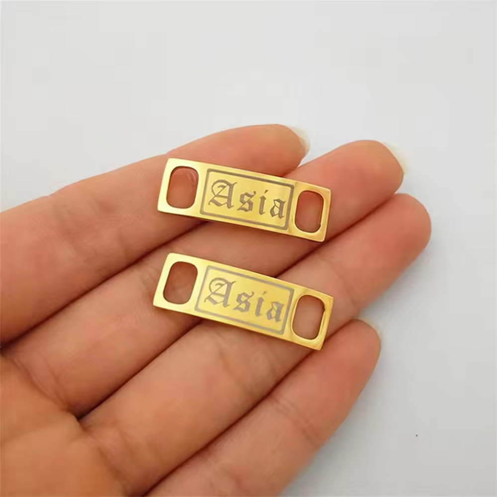 2Pcs Custom Name Shoe Buckle E - Men Shoes Name recension och pris