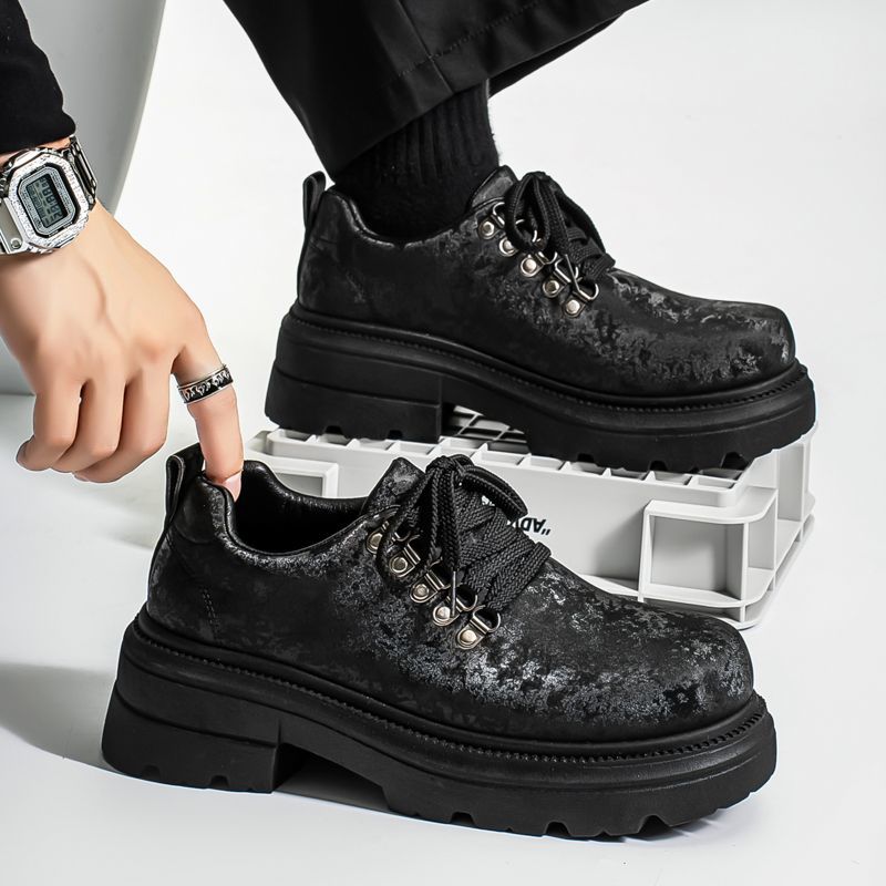 Winter Men Retro British Style - Men'S Shoes With Height Increase recension och pris