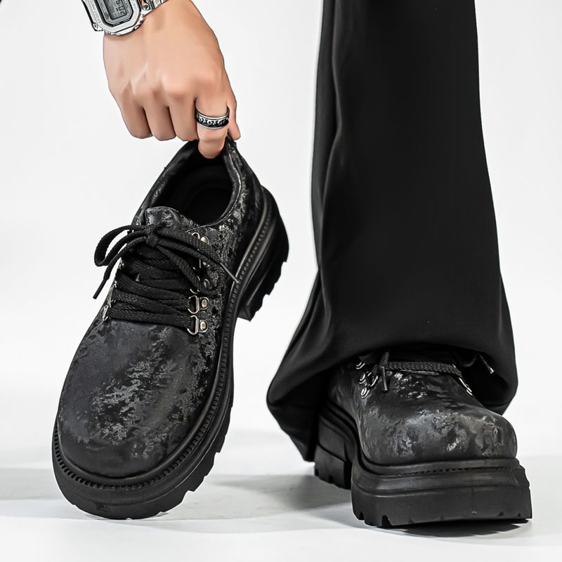 Winter Men Retro British Style - Men'S Shoes With Height Increase recension och pris