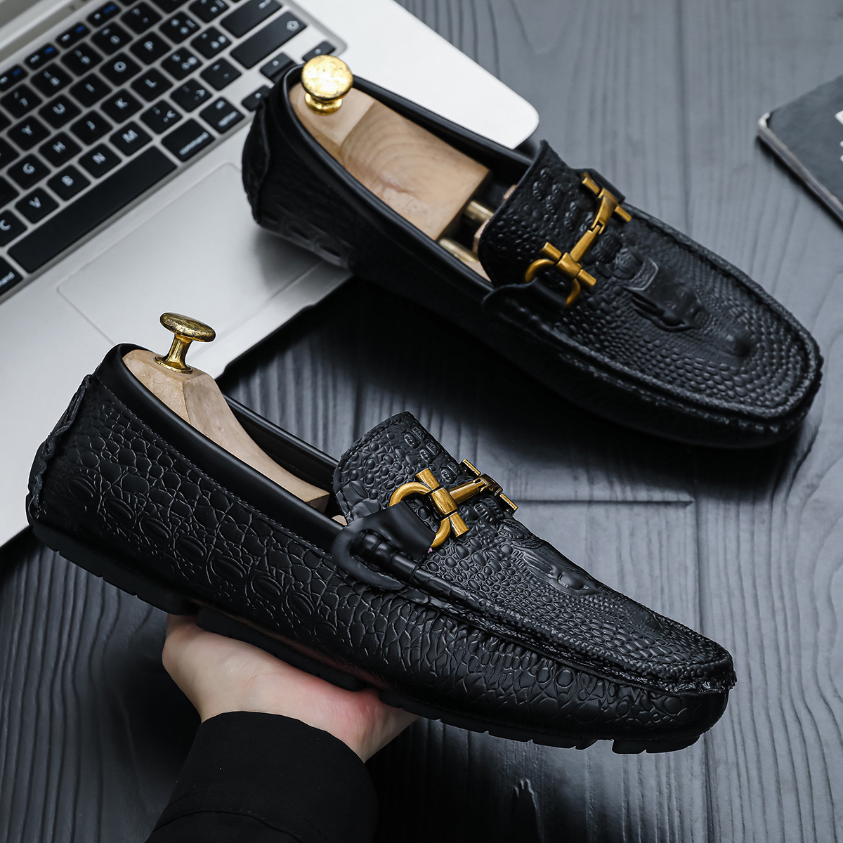 Driving Shoes for Men Brown Cr - Men Shoes Boss recension och pris