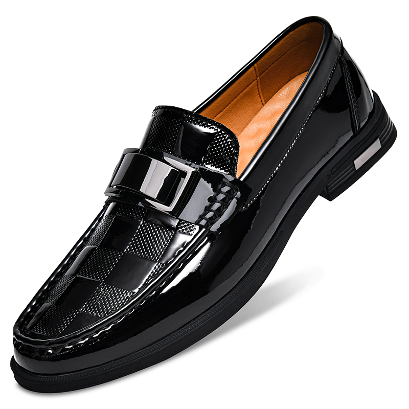 Premium Men's Patent Leather L - Men Shoes Boss recension och pris