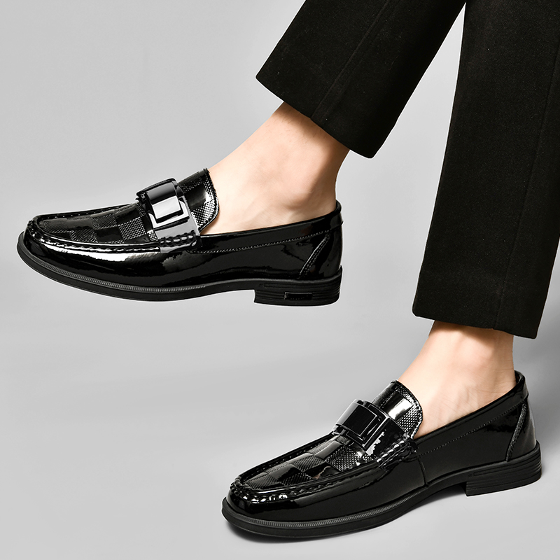 Premium Men's Patent Leather L - Men Shoes Boss recension och pris