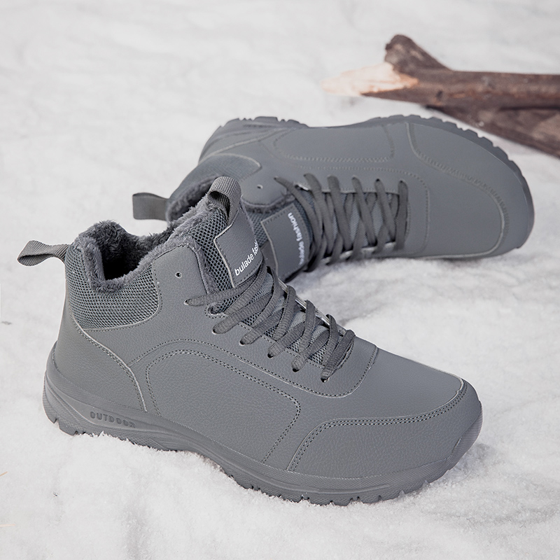 Winter Men's Boots Warm Plush  - Men Shoes Type recension och pris