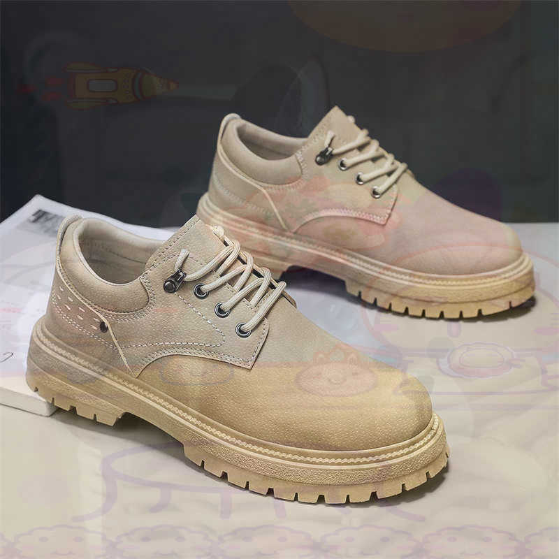 Dark Natural Leather Fashion T - Men Shoes Name recension och pris
