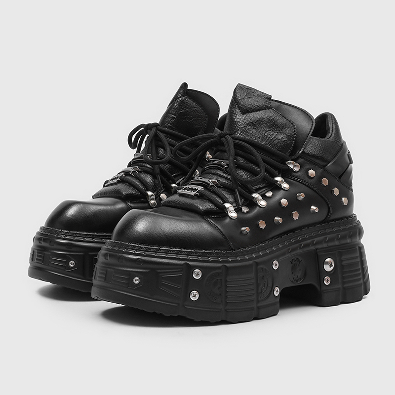 New Gothic Punk Men's Platform - Men'S Shoes With Height Increase recension och pris