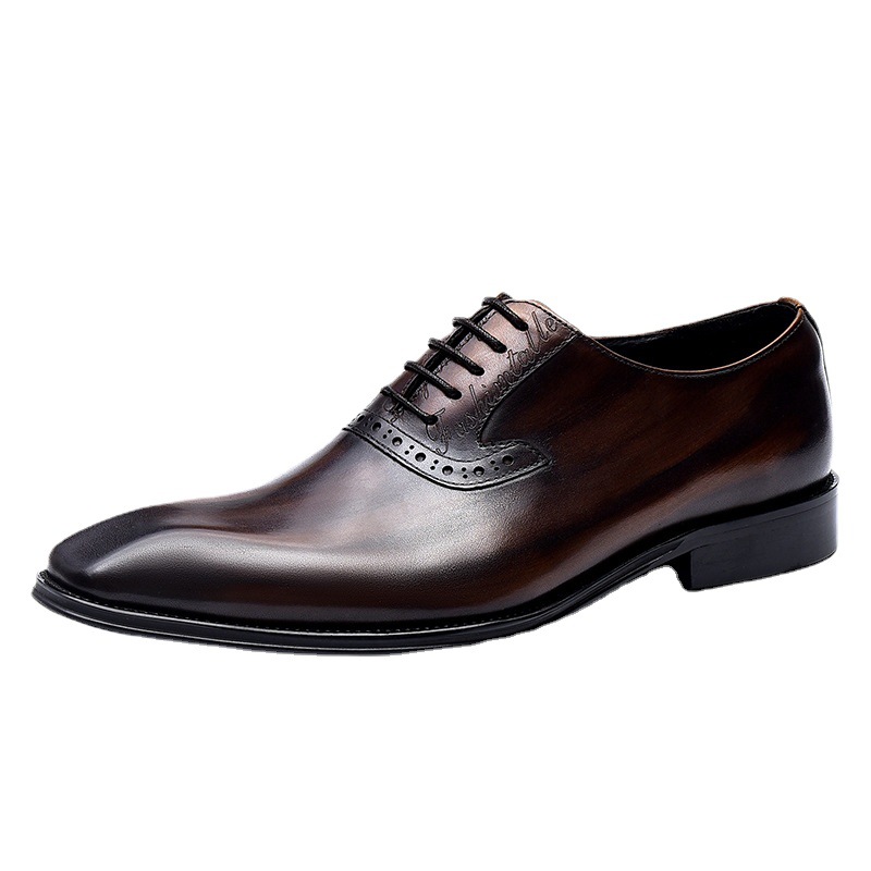 Handmade Leather Shoes Men's T - Monk Strap Shoe recension och pris