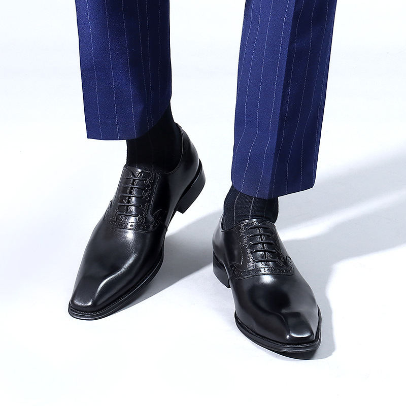 Handmade Leather Shoes Men's T - Monk Strap Shoe recension och pris