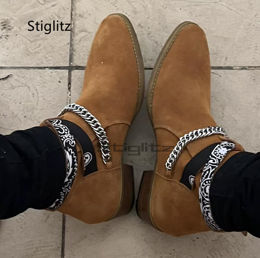 Faux Suede Men's Chelsea Chain - Men Shoes Size 11 recension och pris
