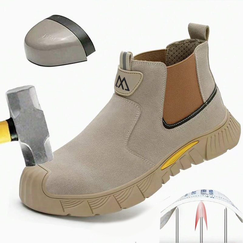 Wear Resistant Durable Steel T - Men Shoes Type recension och pris