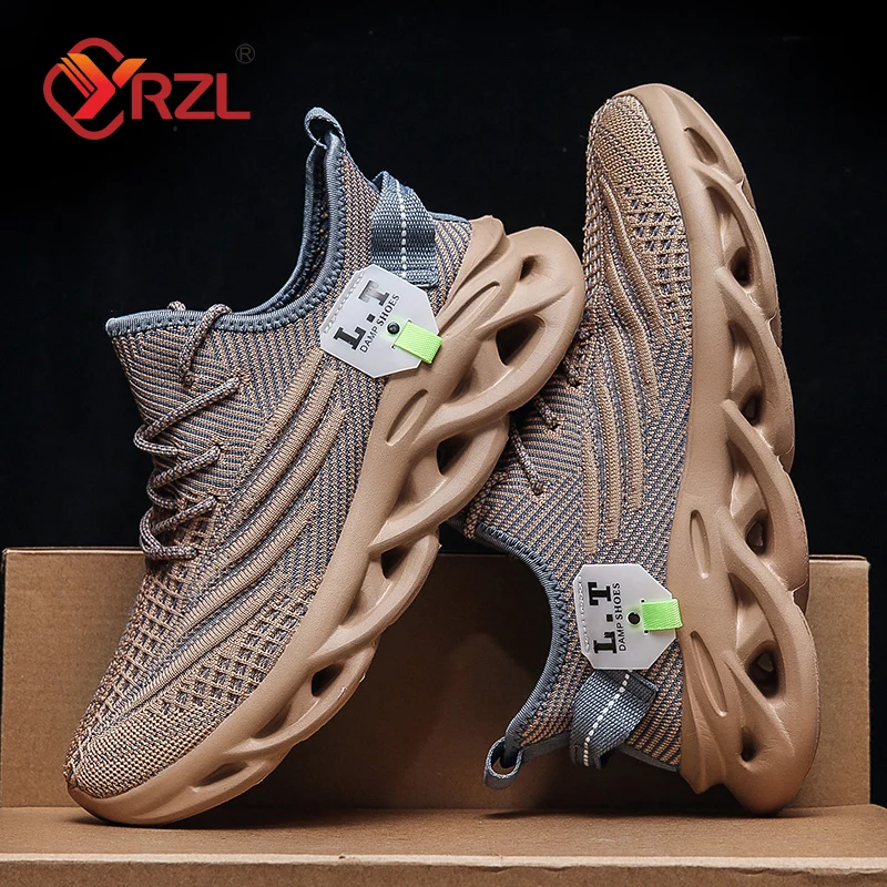 YRZL Men Sports Running Black  - Men Shoes Size 11 recension och pris