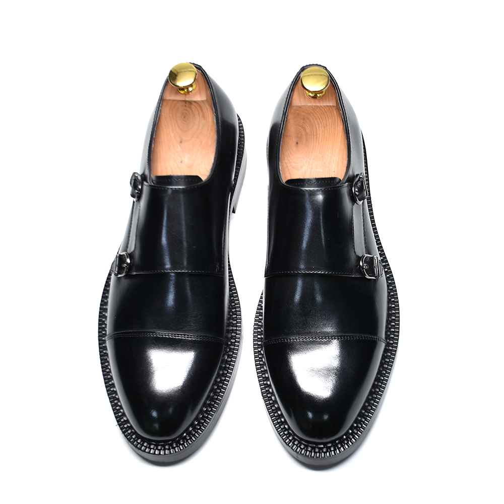 Luxury Genuine Leather Men's W - Monk Strap Shoe recension och pris