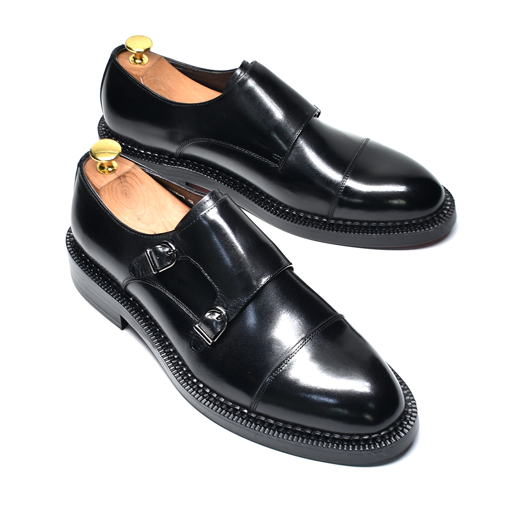 Luxury Genuine Leather Men's W - Monk Strap Shoe recension och pris